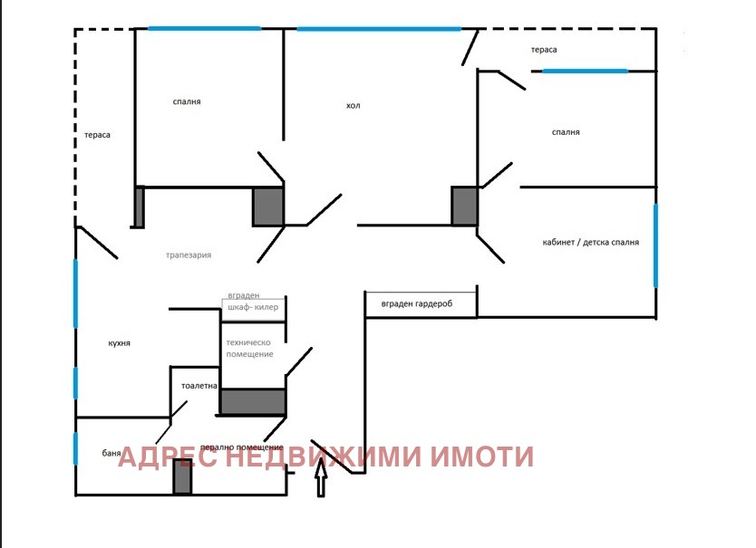 Продава 4-СТАЕН, гр. Стара Загора, Център, снимка 9 - Апартаменти - 54608424