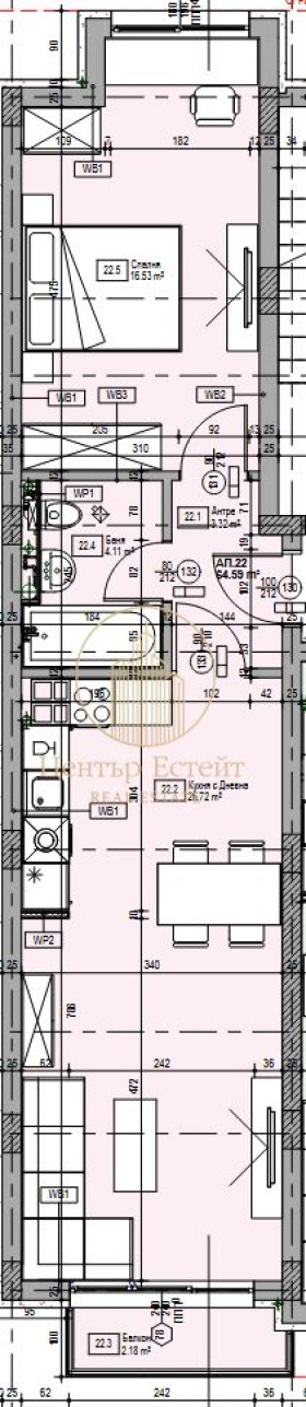Satılık  1 yatak odası Pleven , Şirok centar , 79 metrekare | 56420549 - görüntü [6]