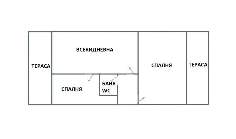 Na sprzedaż  2 sypialnie Warna , Kolchozen pazar , 108 mkw | 45367766 - obraz [6]