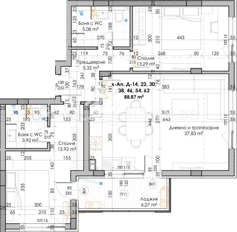 Продава 3-СТАЕН, гр. Пловдив, Южен, снимка 10 - Aпартаменти - 49432351