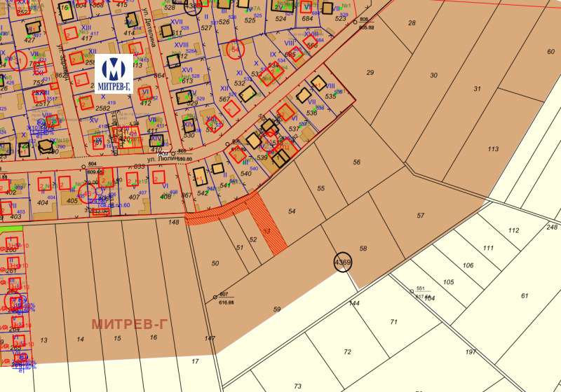 Продава ПАРЦЕЛ в град София, Филиповци - 1200 кв.м / 60 000 € » 117 349.80 лв., МИТРЕВ-Г