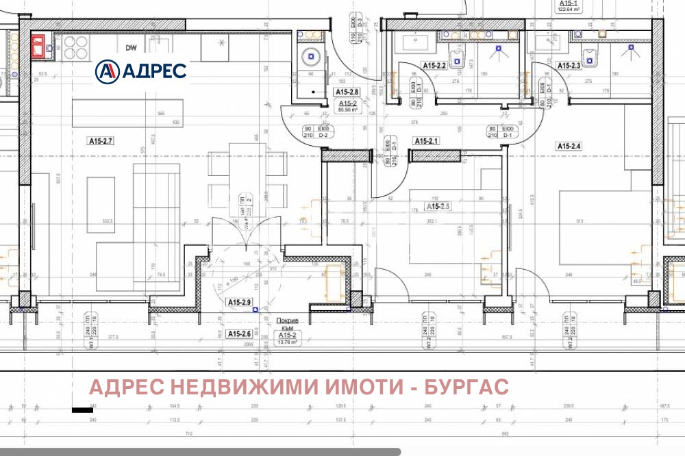 Продава 3-СТАЕН, гр. Бургас, Славейков, снимка 4 - Апартаменти - 54217635