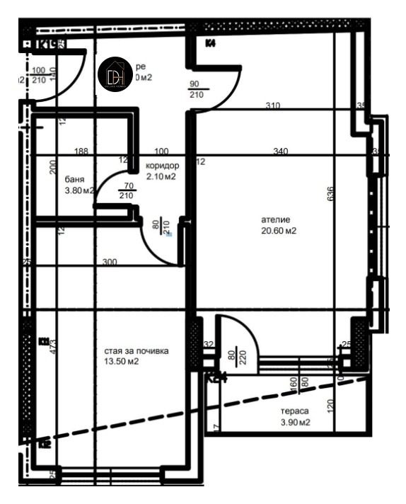 Продава  2-стаен град Пловдив , Тракия , 75 кв.м | 62530826 - изображение [2]