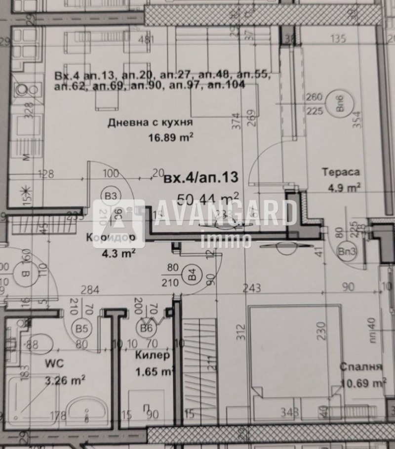 Till salu  1 sovrum Varna , Mladost 1 , 60 kvm | 71819081 - bild [3]