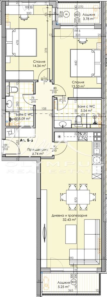 Myytävänä  2 makuuhuonetta Plovdiv , Karšijaka , 123 neliömetriä | 11226316 - kuva [2]