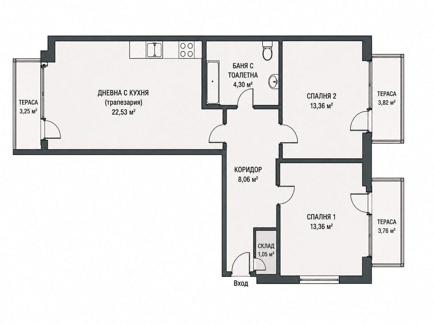Продава 3-СТАЕН, гр. Бургас, Братя Миладинови, снимка 14 - Апартаменти - 55652406