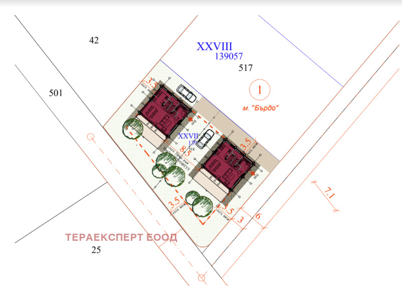 Продава ПАРЦЕЛ в област София, гр. Божурище - 420 кв.м / 36 000 € » 70 409.88 лв., ТЕРАЕКСПЕРТ ЕООД
