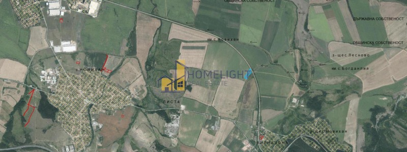 Продава ПАРЦЕЛ в област София, с. Нови хан - 9097 кв.м / 454 000 € » 887 946.82 лв., ХОУМЛАЙТ ЕООД