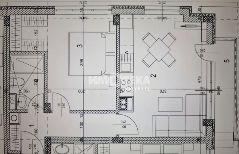 Na sprzedaż  1 sypialnia Sofia , Krastowa wada , 60 mkw | 99321941 - obraz [5]