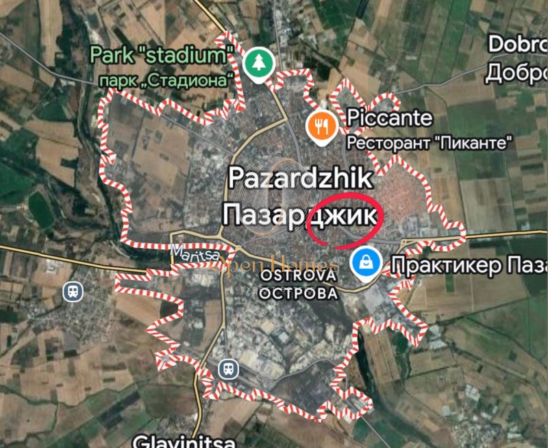 Til salg  Grund Pazardzhik , Tsentar , 75 kvm | 91124217