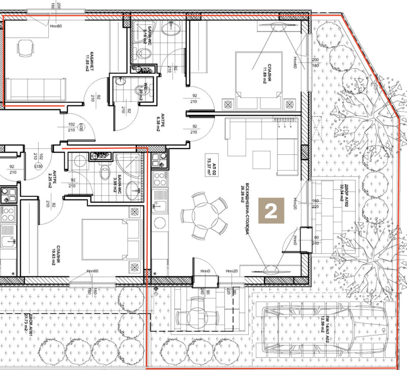 Zu verkaufen  2 Schlafzimmer Sofia , Druschba 1 , 85 qm | 94598817 - Bild [5]