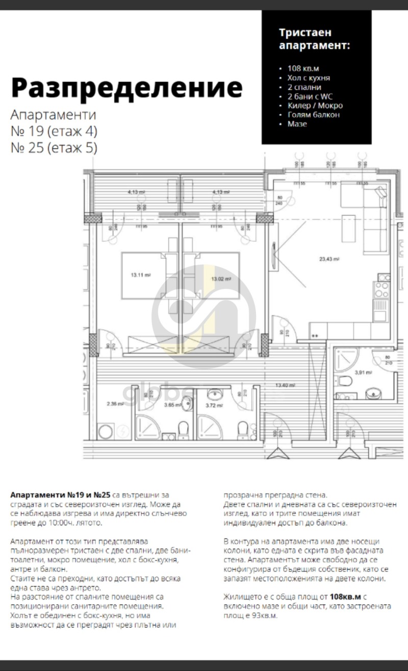 Продава  3-стаен град София , Модерно предградие , 109 кв.м | 77530127 - изображение [11]