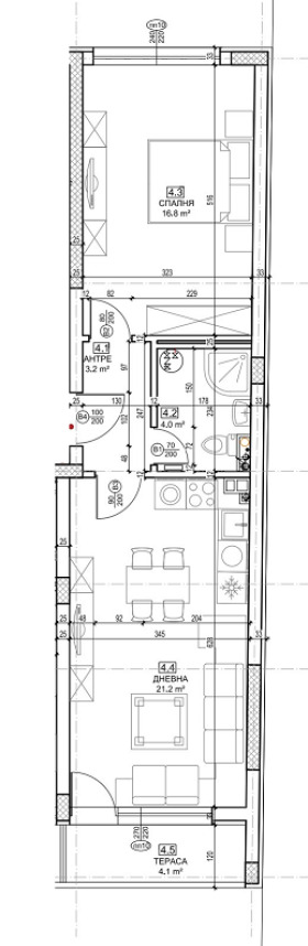 Na prodej  1 ložnice Sofia , Darvenica , 75 m2 | 43671137 - obraz [9]