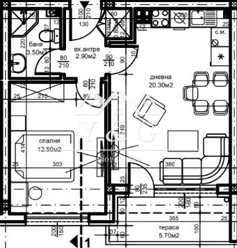 Продава 2-СТАЕН, гр. Пловдив, Беломорски, снимка 2 - Aпартаменти - 48684402