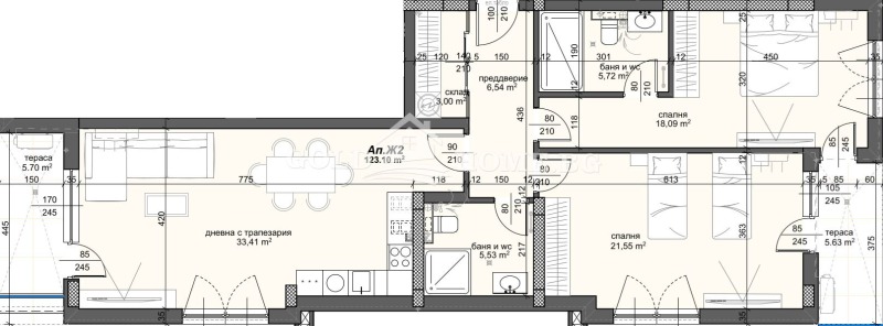 Продава 3-СТАЕН, гр. Пловдив, Тракия, снимка 6 - Aпартаменти - 46704495