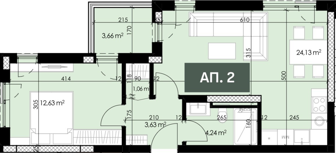 Продава 2-СТАЕН, гр. Пловдив, Христо Смирненски, снимка 3 - Апартаменти - 53733815