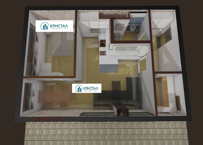 Продава  2-стаен град Пловдив , Тракия , 53 кв.м | 21261093 - изображение [9]
