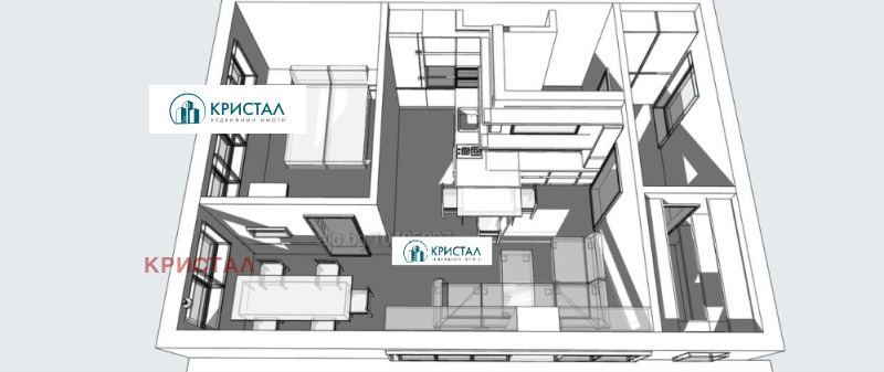 Продава  2-стаен град Пловдив , Тракия , 53 кв.м | 21261093 - изображение [8]