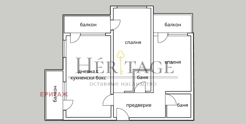 Продава 3-СТАЕН, гр. София, Дружба 2, снимка 1 - Aпартаменти - 49116417