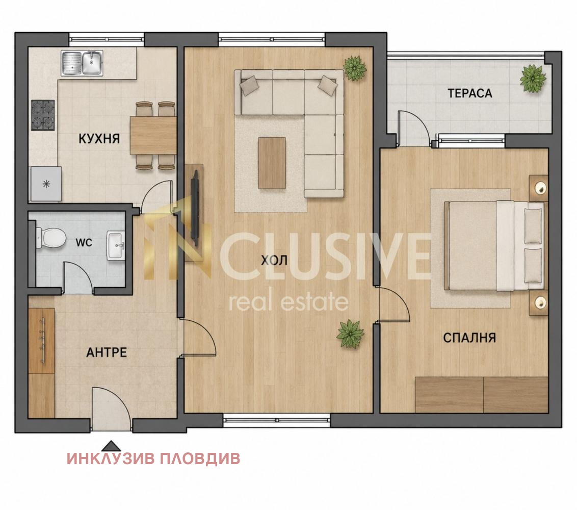 Продава 2-СТАЕН, гр. Пловдив, Кючук Париж