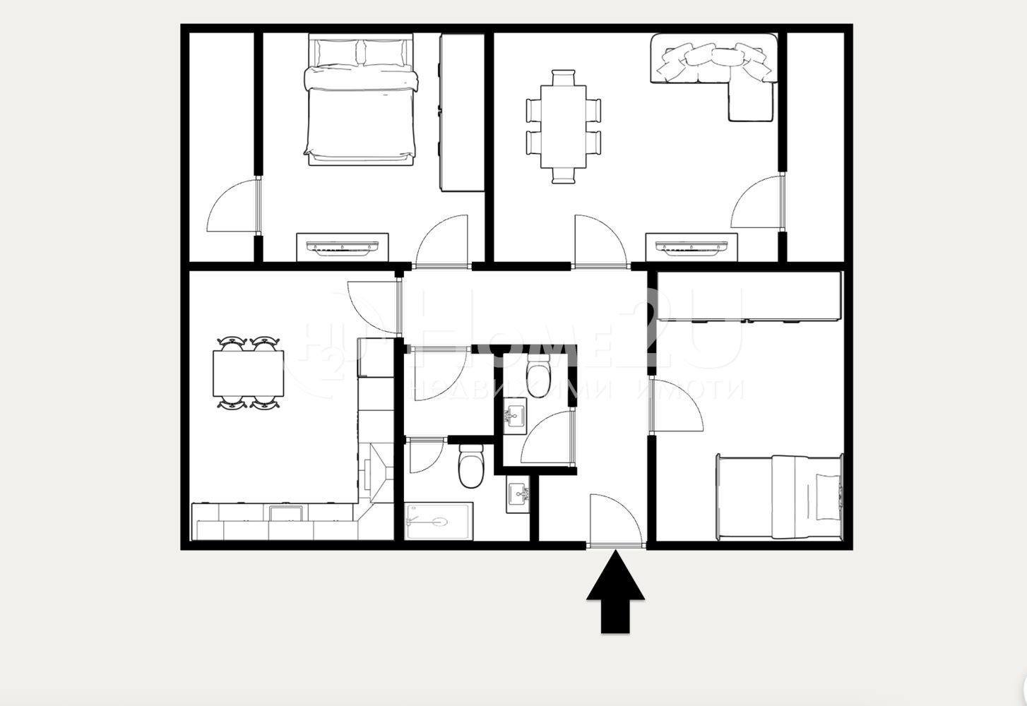 Продава 3-СТАЕН, гр. Пловдив, Тракия, снимка 3 - Апартаменти - 53827713