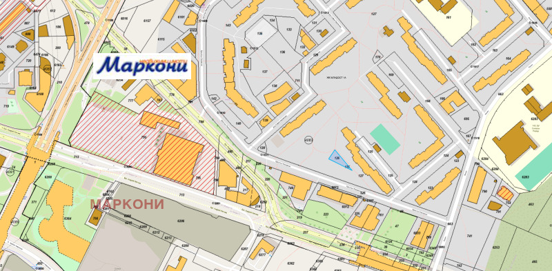 Продава ПАРЦЕЛ в град София, Младост 1А - 316 кв.м / 79 000 € » 154 510.57 лв., МАРКОНИ
