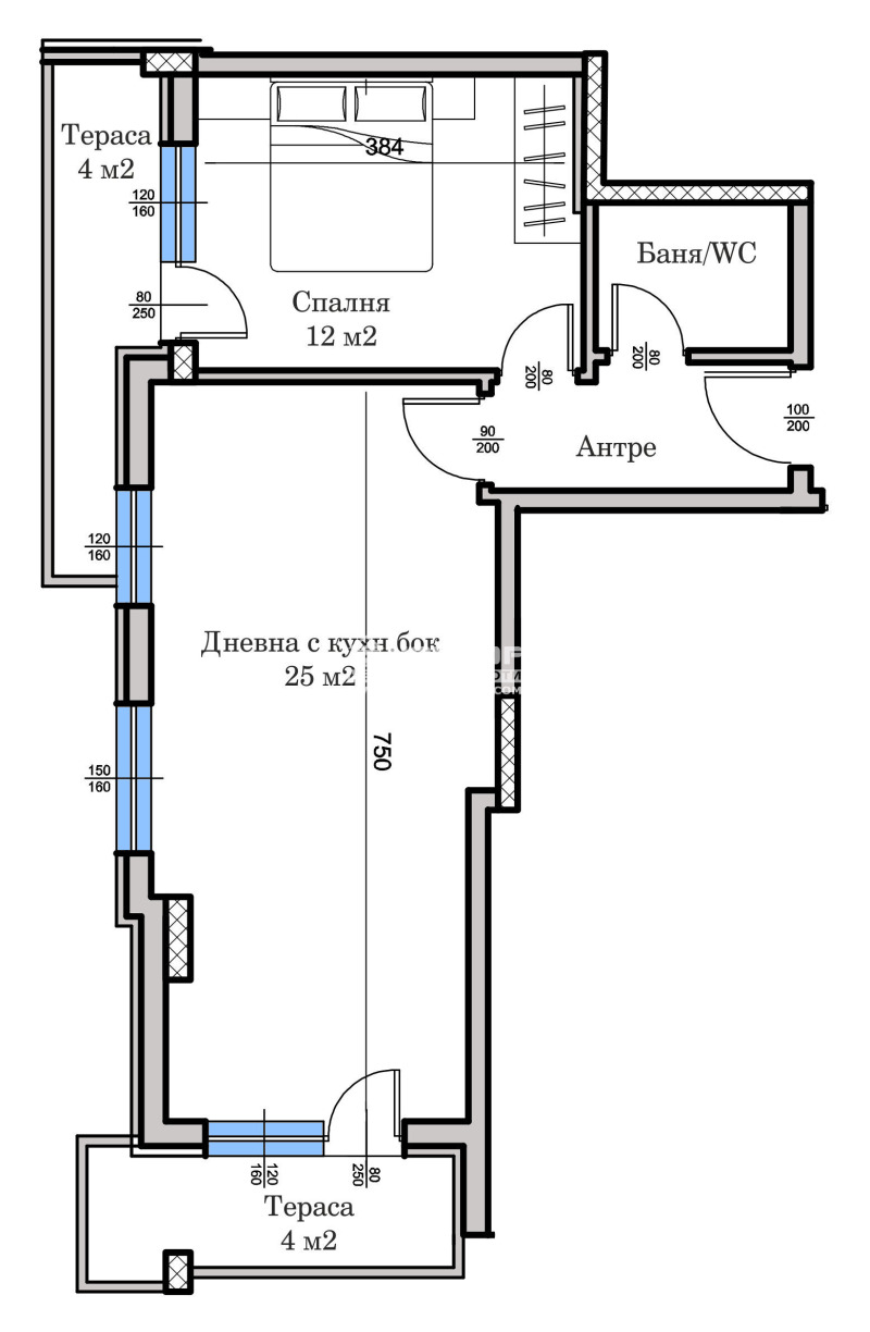 À venda  1 quarto Plovdiv , Centar , 72 m² | 27877099 - imagem [2]