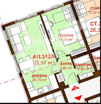 Продава 2-СТАЕН, гр. Бургас, Сарафово, снимка 1 - Aпартаменти - 48876565