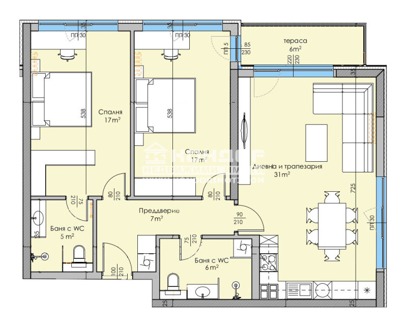 Продава 3-СТАЕН, гр. Пловдив, Кършияка, снимка 4 - Aпартаменти - 42714515