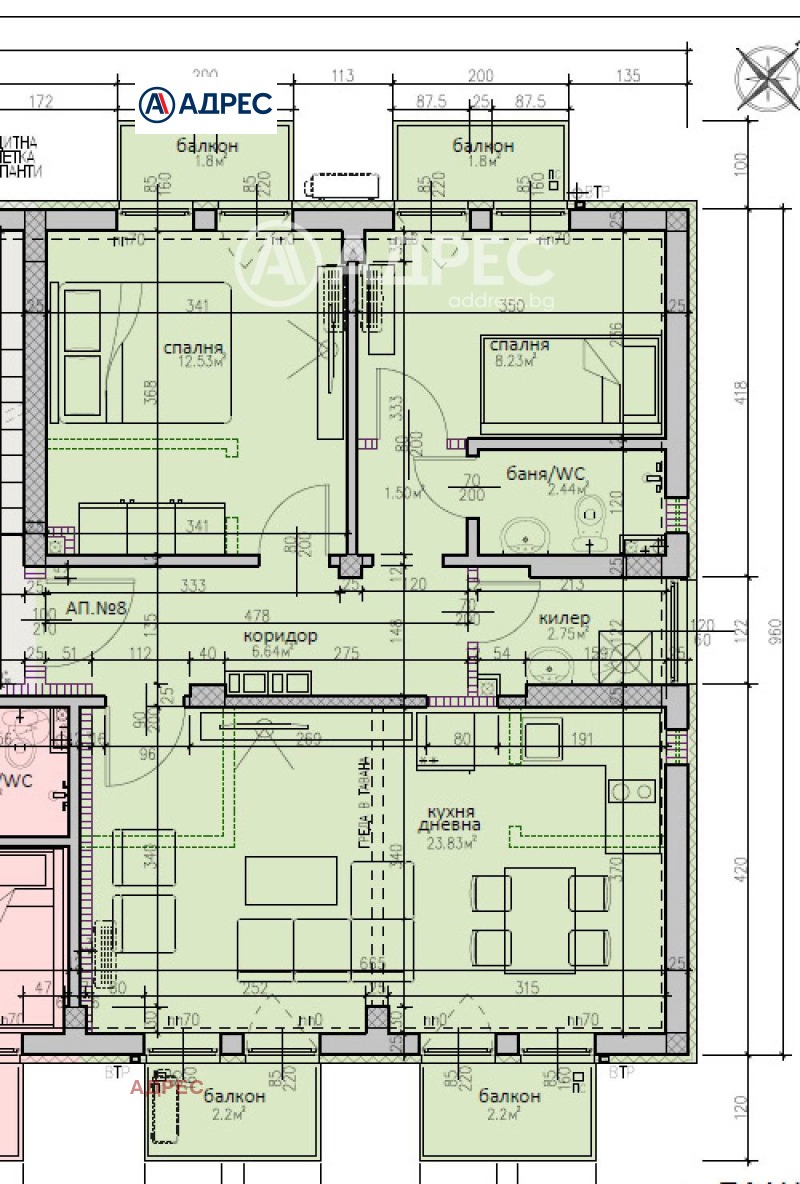 Продава  3-стаен град Варна , м-т Манастирски рид , 83 кв.м | 76006904