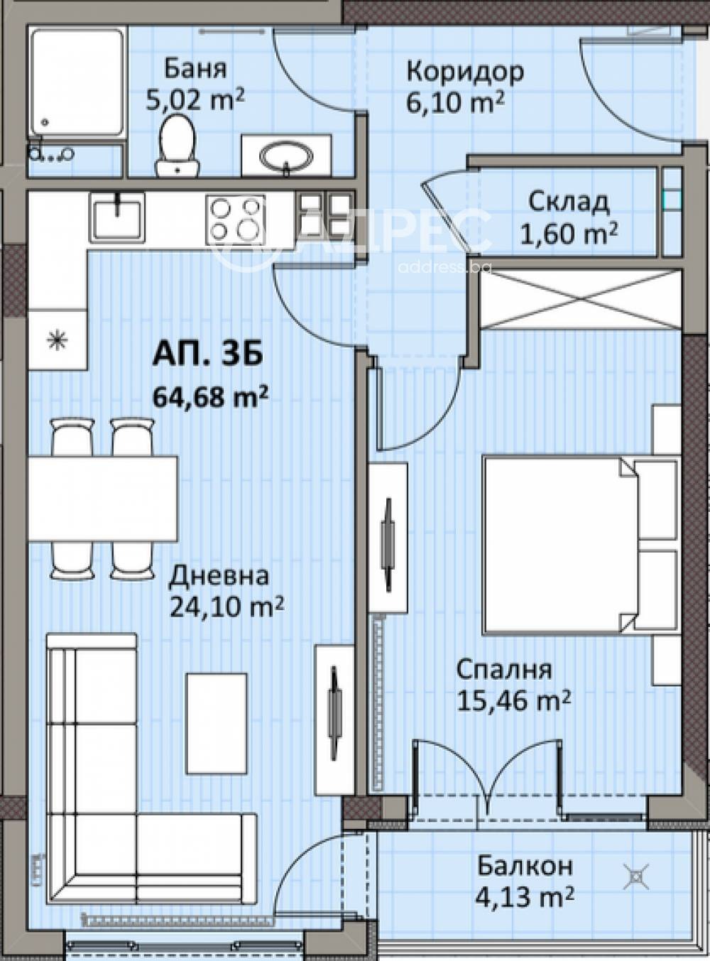 Продава 2-СТАЕН, гр. София, Надежда 2, снимка 4 - Апартаменти - 54778413