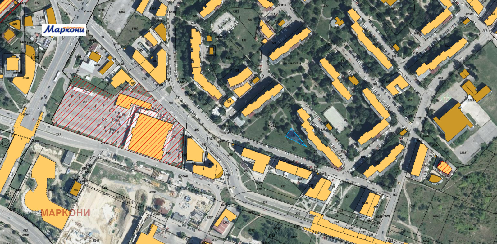 Продава ПАРЦЕЛ, гр. София, Младост 1А, снимка 2 - Парцели - 49516692