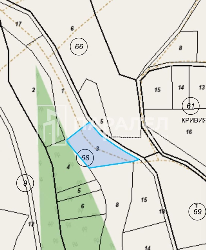 Продава  Парцел област Стара Загора , с. Пряпорец , 1056 кв.м | 55183471 - изображение [2]