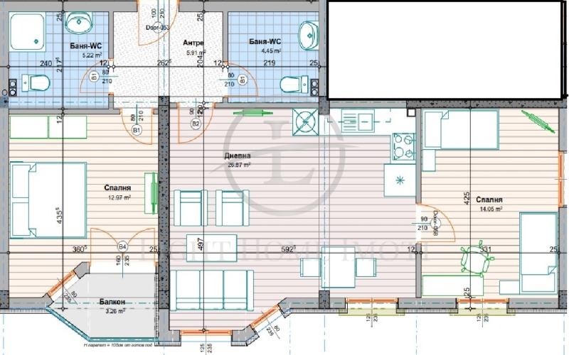 Продава 3-СТАЕН, с. Войводиново, област Пловдив, снимка 3 - Aпартаменти - 47852338