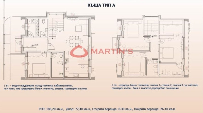 Продава КЪЩА, с. Марково, област Пловдив, снимка 3 - Къщи - 49386149