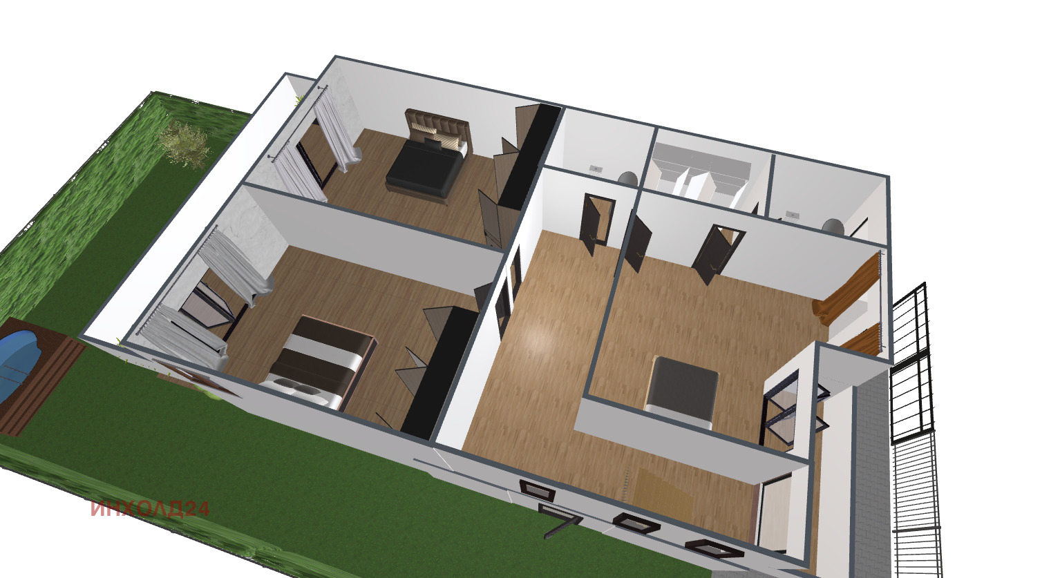 Продава КЪЩА, гр. София, с. Кривина, снимка 11 - Къщи - 53870762