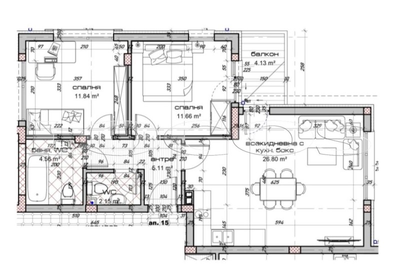 Продава 3-СТАЕН в град Варна, Виница - 97 кв.м / 149 000 € » 291 418.67 лв., ЛОГОС