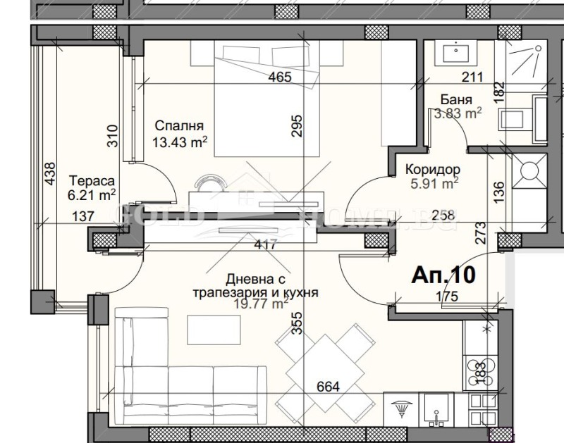 Продается  1 спальня Пловдив , Кършияка , 80 кв.м | 72032895 - изображение [4]