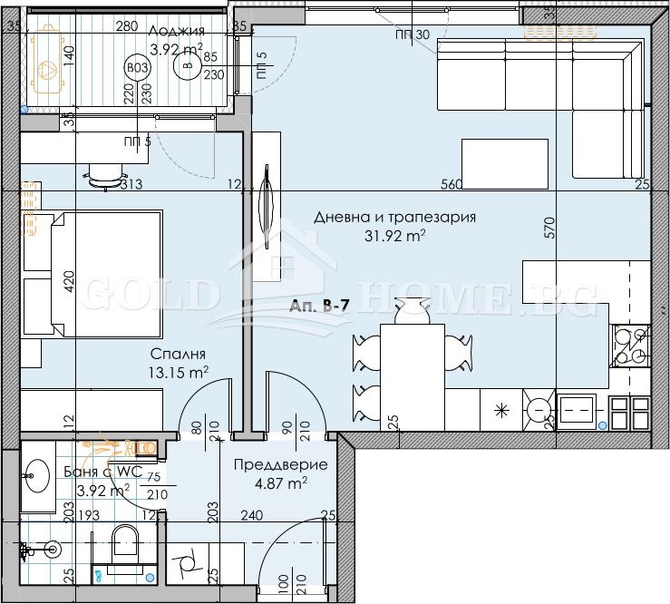 На продаж  1 спальня Пловдив , Кършияка , 80 кв.м | 72032895 - зображення [7]