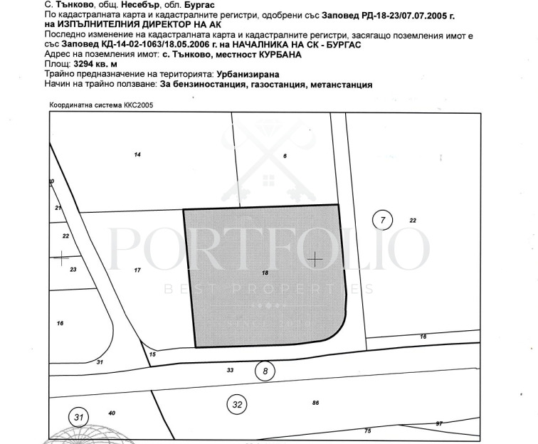 Продава  Verhaallijn regio Boergas , Tankovo , 3294 кв.м | 46433730