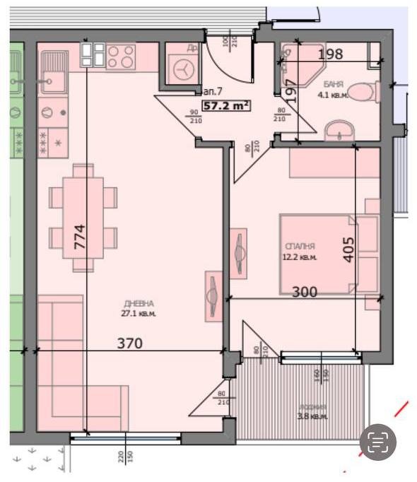 For Sale  1 bedroom Varna , m-t Dolna Traka , 65 sq.m | 99632249 - image [5]