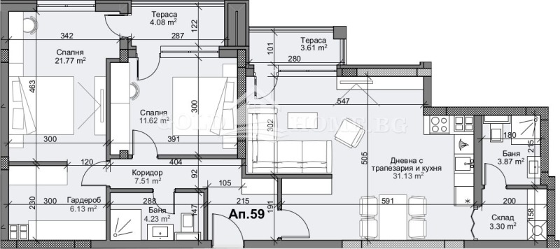 For Sale  2 bedroom Plovdiv , Karshiyaka , 120 sq.m | 13767199 - image [5]