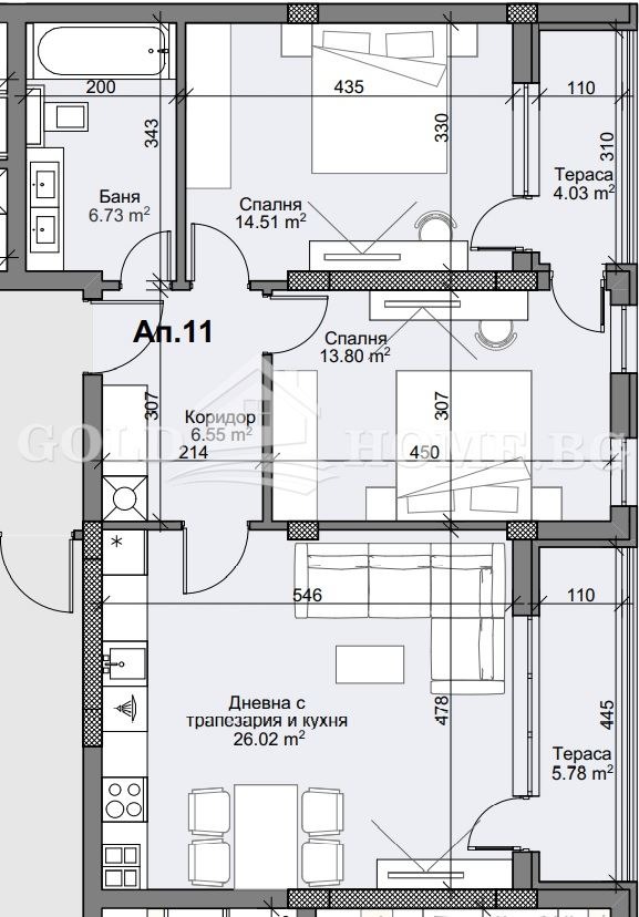 Till salu  2 sovrum Plovdiv , Karsjijaka , 120 kvm | 13767199 - bild [3]