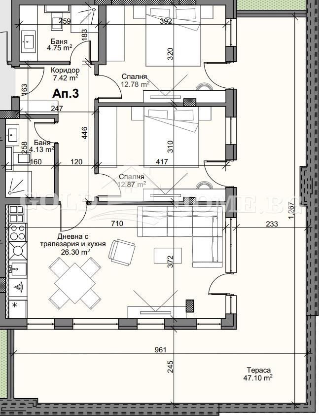 Продава 3-СТАЕН, гр. Пловдив, Кършияка, снимка 8 - Aпартаменти - 46780526