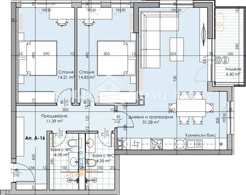 For Sale  2 bedroom Plovdiv , Karshiyaka , 120 sq.m | 13767199 - image [10]