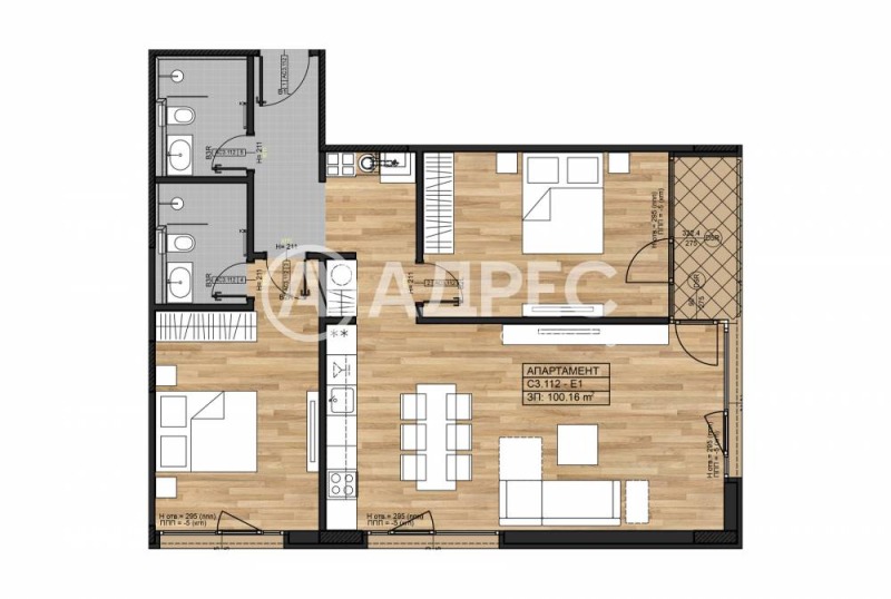 Na prodej  2 ložnice Sofia , Bojana , 124 m2 | 20417832 - obraz [4]