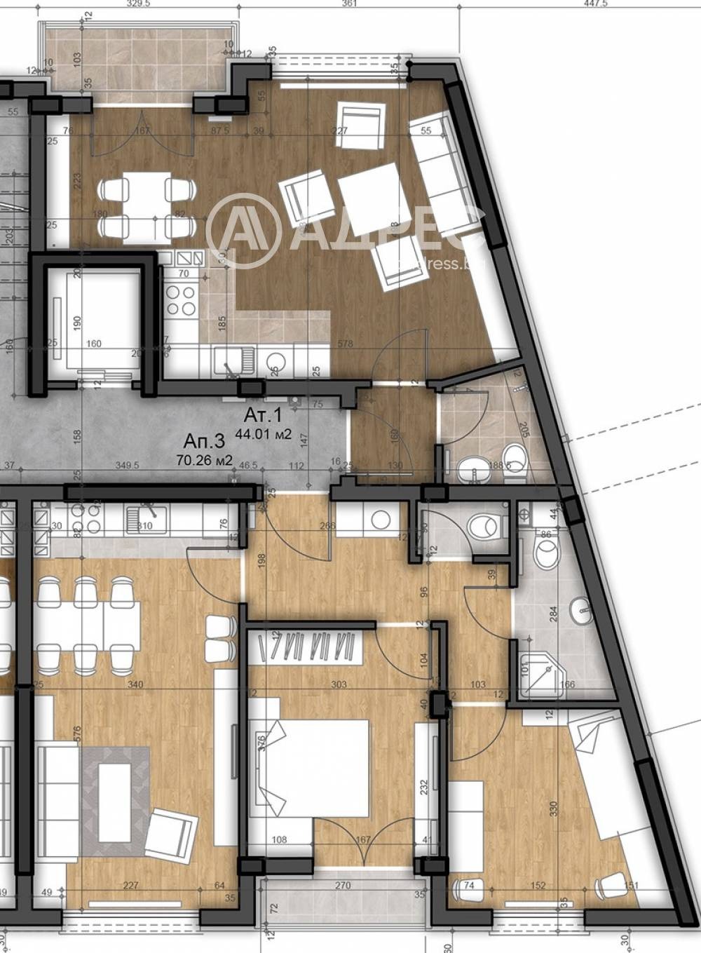 Продава МНОГОСТАЕН, гр. София, Левски В, снимка 2 - Апартаменти - 54026415