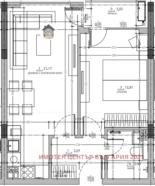 Til salgs  1 soverom Sofia , Studentski grad , 62 kvm | 23441870 - bilde [3]