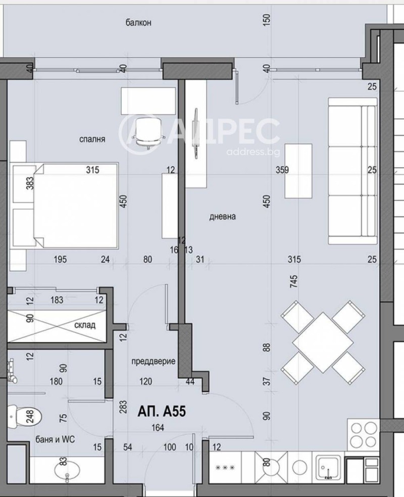 Na prodej  1 ložnice Sofia , Slavija , 80 m2 | 20948675 - obraz [2]