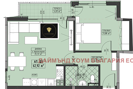 Продава 2-СТАЕН, гр. Пловдив, Христо Смирненски, снимка 1 - Aпартаменти - 48389905